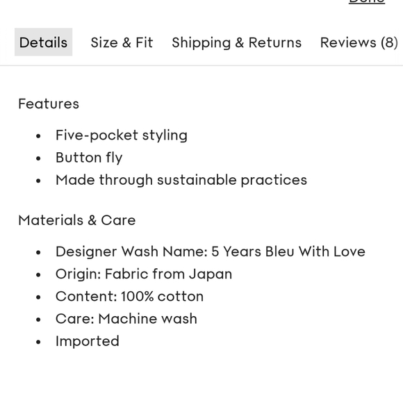 Denim Forum 'the Yoko Short' - Picture 8 of 8